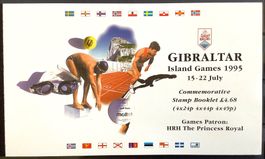 1995 Gibraltar Int. Islands Games 95‘ Markenheft MH7 **