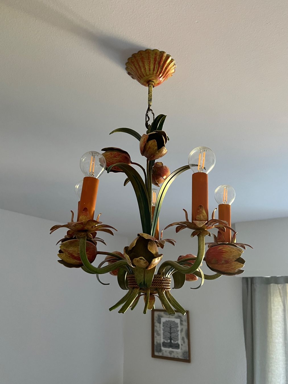 Lustres & lampes de plafonds: Deckenlampe Floral, Blumenlampe Ferro Luce – D'occasion à Zürich par ViolettRosenRot 4