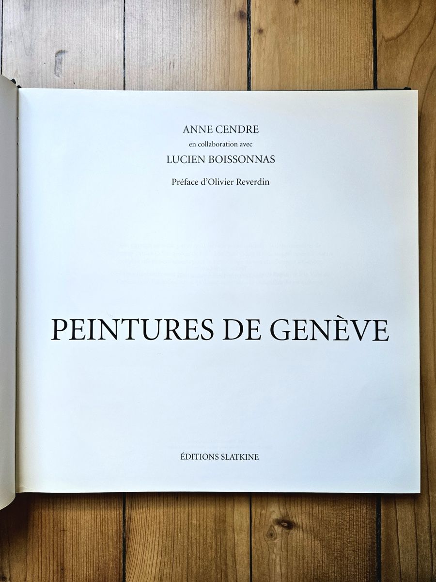 Libri: Peintures De Genève - Éditions Slatkine – Usato da Genève venduto da Januacoeli 1