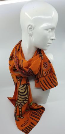 Seidenfoulard Made in Switzerland Smoothly Bird