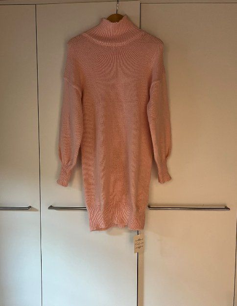 Kleider: NEUES hell Rosa Strick-Kleid Gr. S - 226470 – Neu (gemäss Beschreibung) aus Küssnacht am Rigi von Pidu5 4