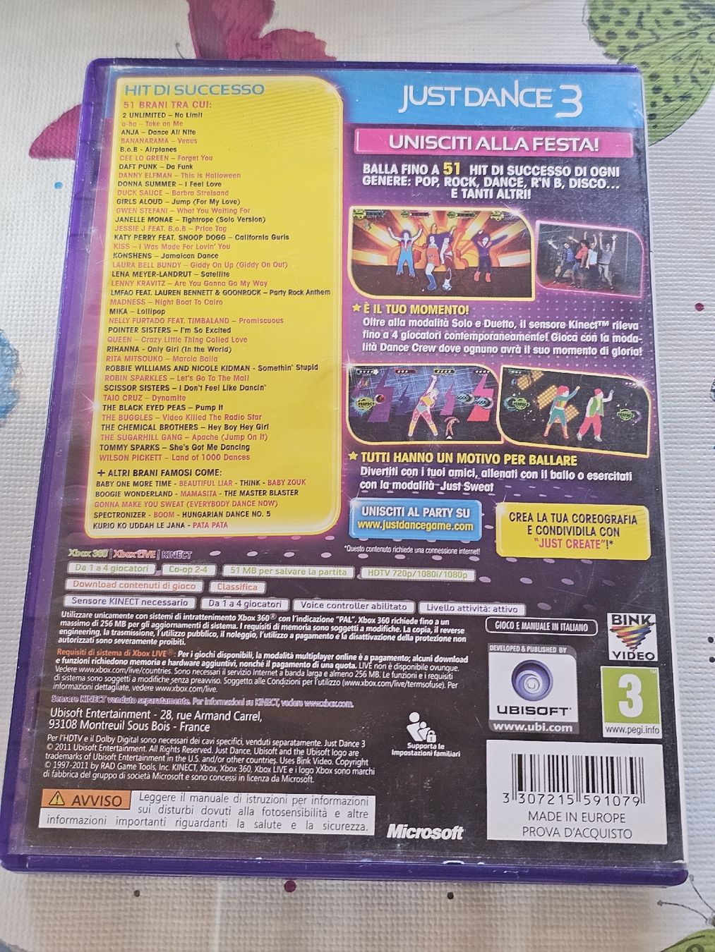 Spiele: Just Dance 3 Xbox 360 jeu Kinect PAL – Gebraucht aus Bulle von Bflowx 1