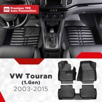 5D Premium Auto Fussmatten für Volkswagen Touran 2003-2015