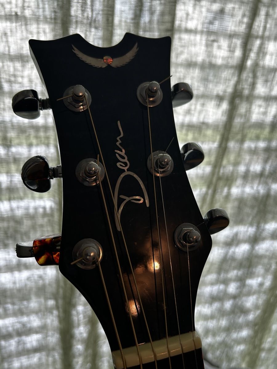 Musikinstrumente: Dean electro acoustic EQA TBK mit hard case – Neu (gemäss Beschreibung) aus Ettingen von faros10 9