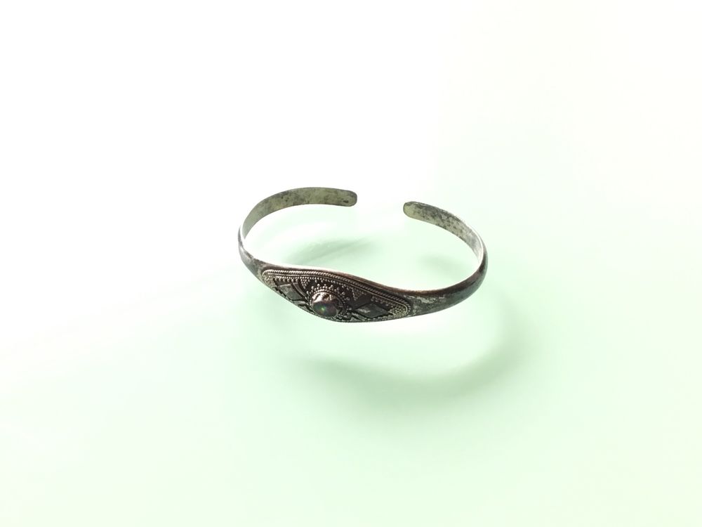 Bracelet Ancien En Argent 925 - Bijou Vintage, Origine France
