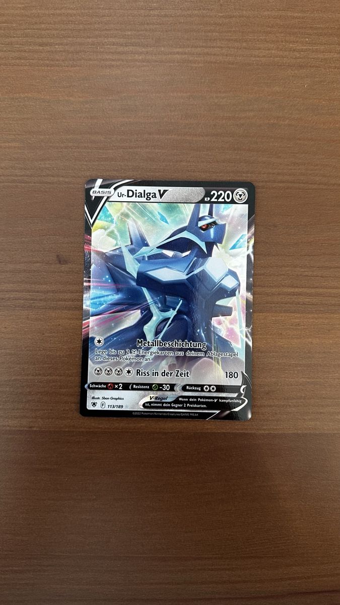 Pokémon Carte collezionabili: Ur-Dialga V – Usato da Zollikofen venduto da Pasfah
