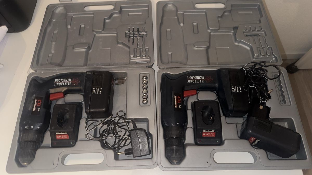 Einhell Bohrmaschinen: 2 Einhell Akkuschrauber 13.2 V im Set mit Koffern. – Defekt aus Rafz von Tueni1 4