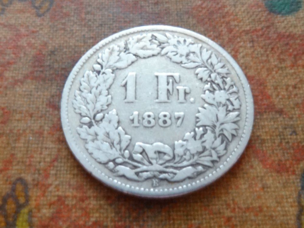 Tutti le monete: 1 Fr. 1887  (Y) – Usato da Romanel-sur-Lausanne venduto da Swift13