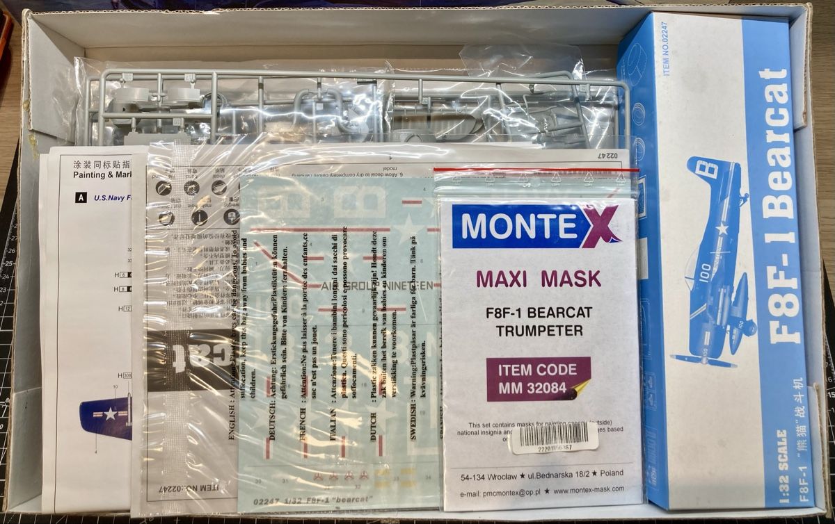 Kit di modellismo & Modellini statici: 1/32 Trumpeter F8F-1 Bearcat – Nuovo (secondo la descrizione) da Muttenz venduto da TamiyaFanboy79 1