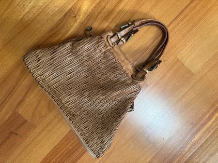 Coole Ledertasche / Handtasche in Braun Herbst-Look