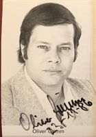 Oliver Grimm 1948-2017 Autogramm signiert Foto 10x15cm