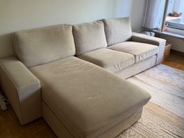 Gemütliches Sofa, Beige