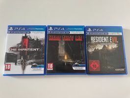 PS4 Games for VR, Sony Playstation 4 RE 7 Inpatient Here The