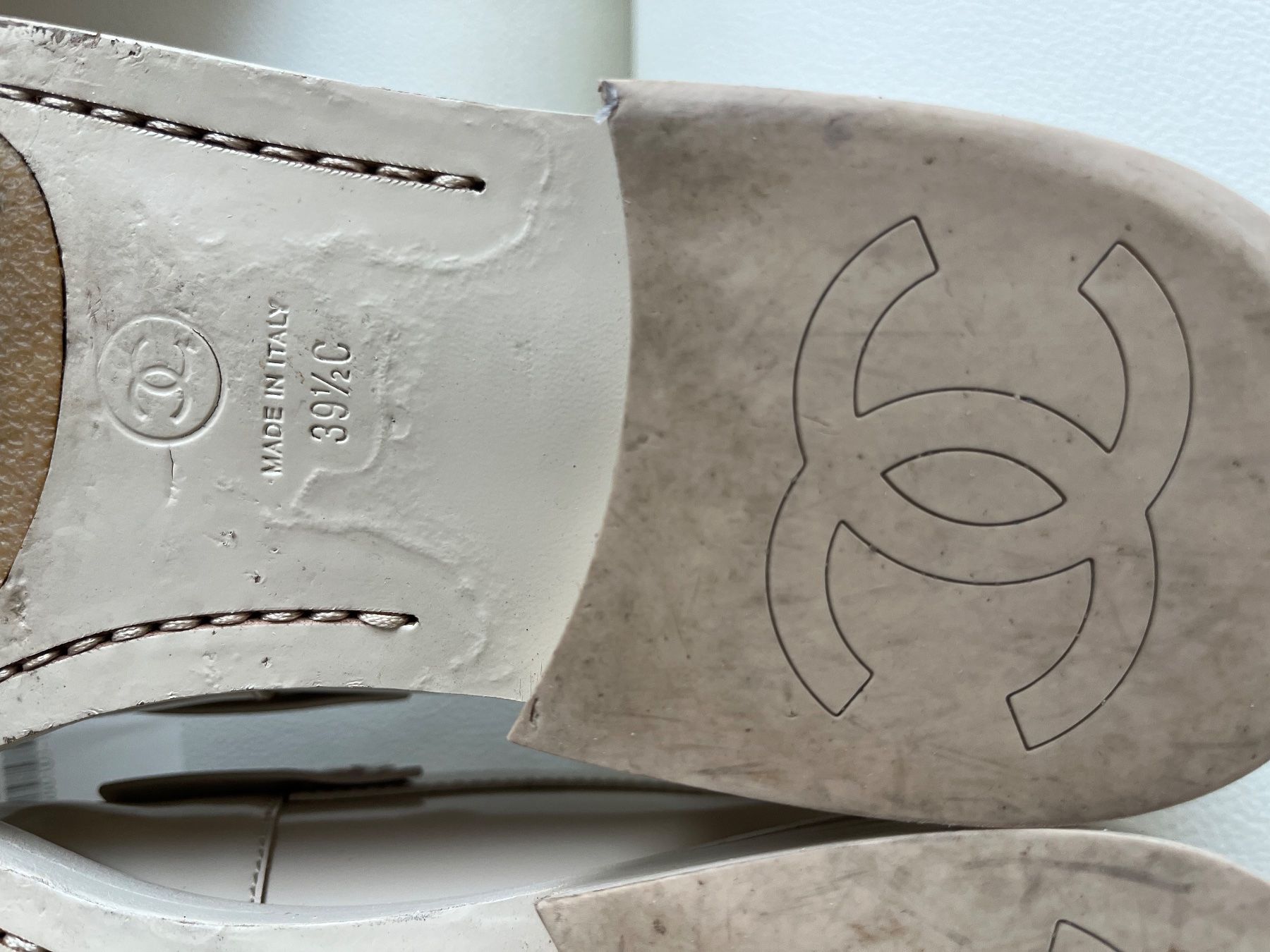 Chanel Damenschuhe: Chanel Loafers 39.5 Beige – Gebraucht aus Neuchâtel von Code001 4