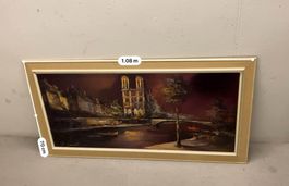 Ölgemälde P. Canll Paris Notre Dame 108x70cm gebraucht