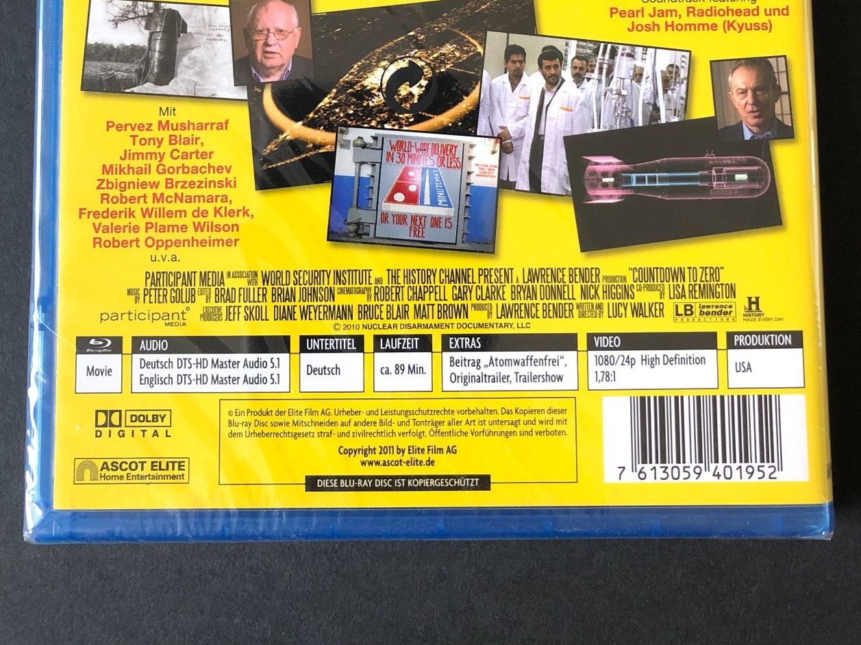 Tutti i DVDs: Countdown To Zero (2010) - Bluray NEU & OVP – Nuovo e nell'imballaggio originale da Bern venduto da McFlurry_08 2