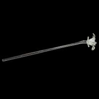 Vintage Kristallglas-Blume – Handgearbeitet – 48 cm