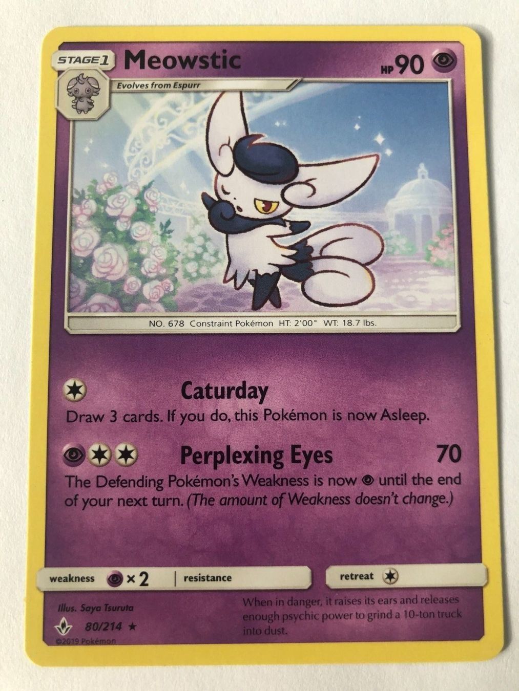 Pokémon Carte collezionabili: Meowstic - Rare Pokemon - TCG – Nuovo (secondo la descrizione) da Nussbaumen AG venduto da Pika-Shop