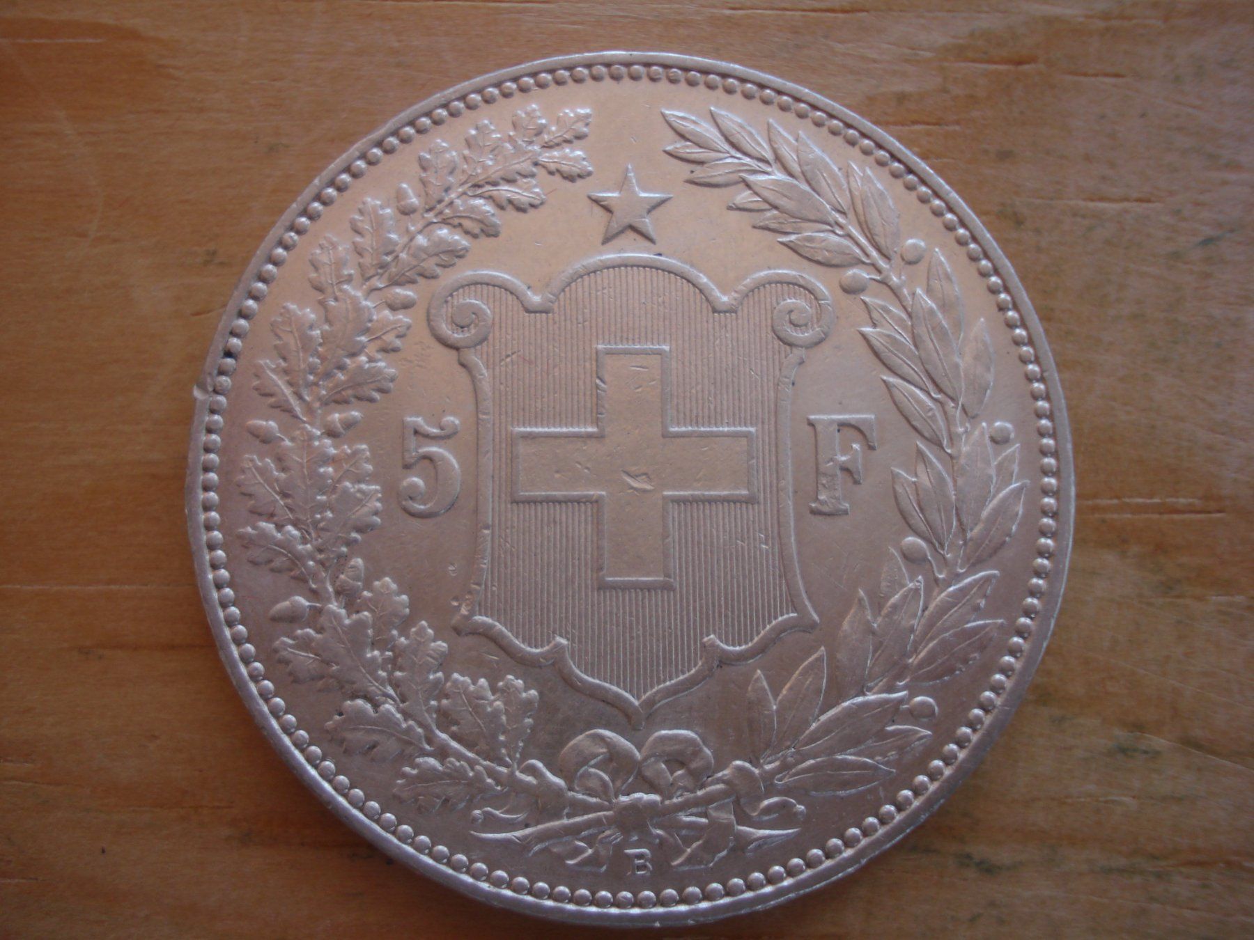 Alle Münzen: (C1) 5 Franken 1908 VZ – Gebraucht aus Erlach von Net-Coins 1