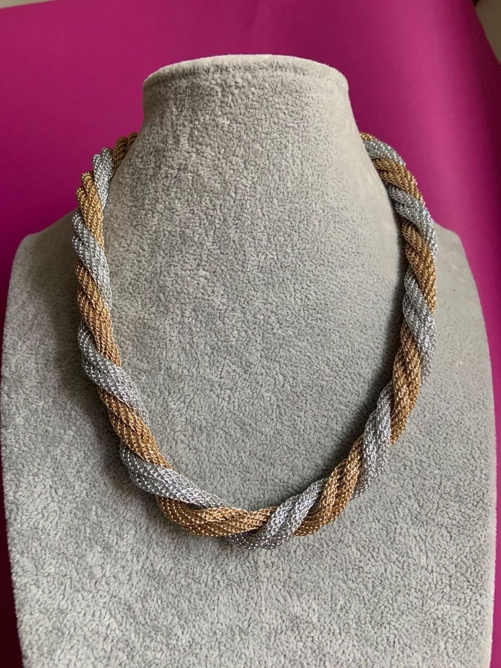 Catenine: Kordelkette silber/gold farben – Usato da Dittingen venduto da Bijoubelle