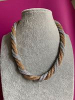 Kordelkette silber/gold farben