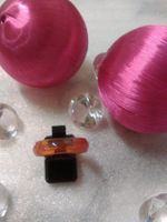 ring aus echt strass,orange farbe