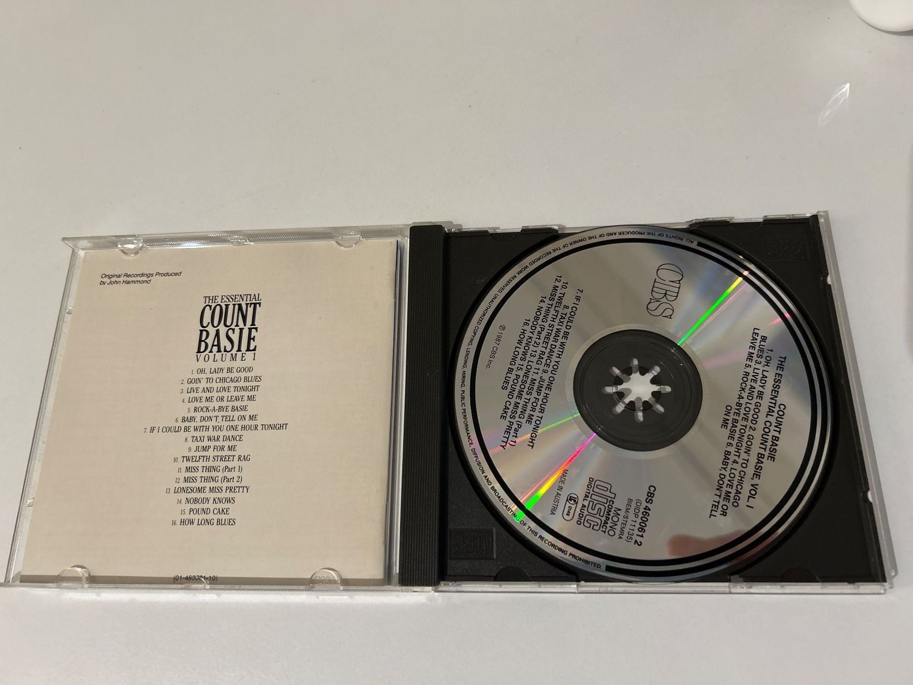 CD: CD- Count Basie- The essential Count Basie Volume 1 – Usato da Guntershausen venduto da Gloominati 2