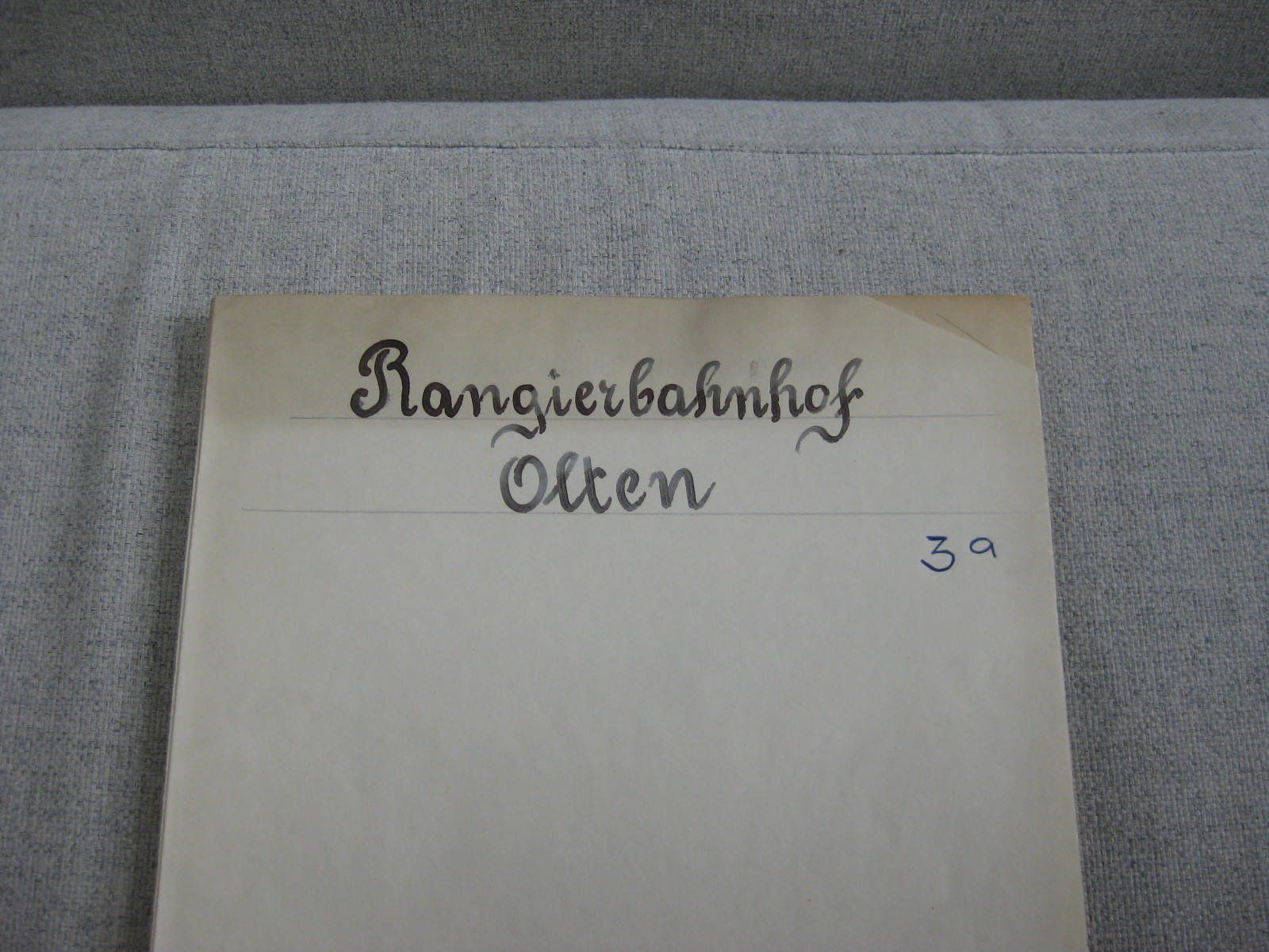Libri: grossformatiger Gleisplan Rangierbahnhof Olten, Ausgabe 1925 – Usato da Malters venduto da Marosko 4