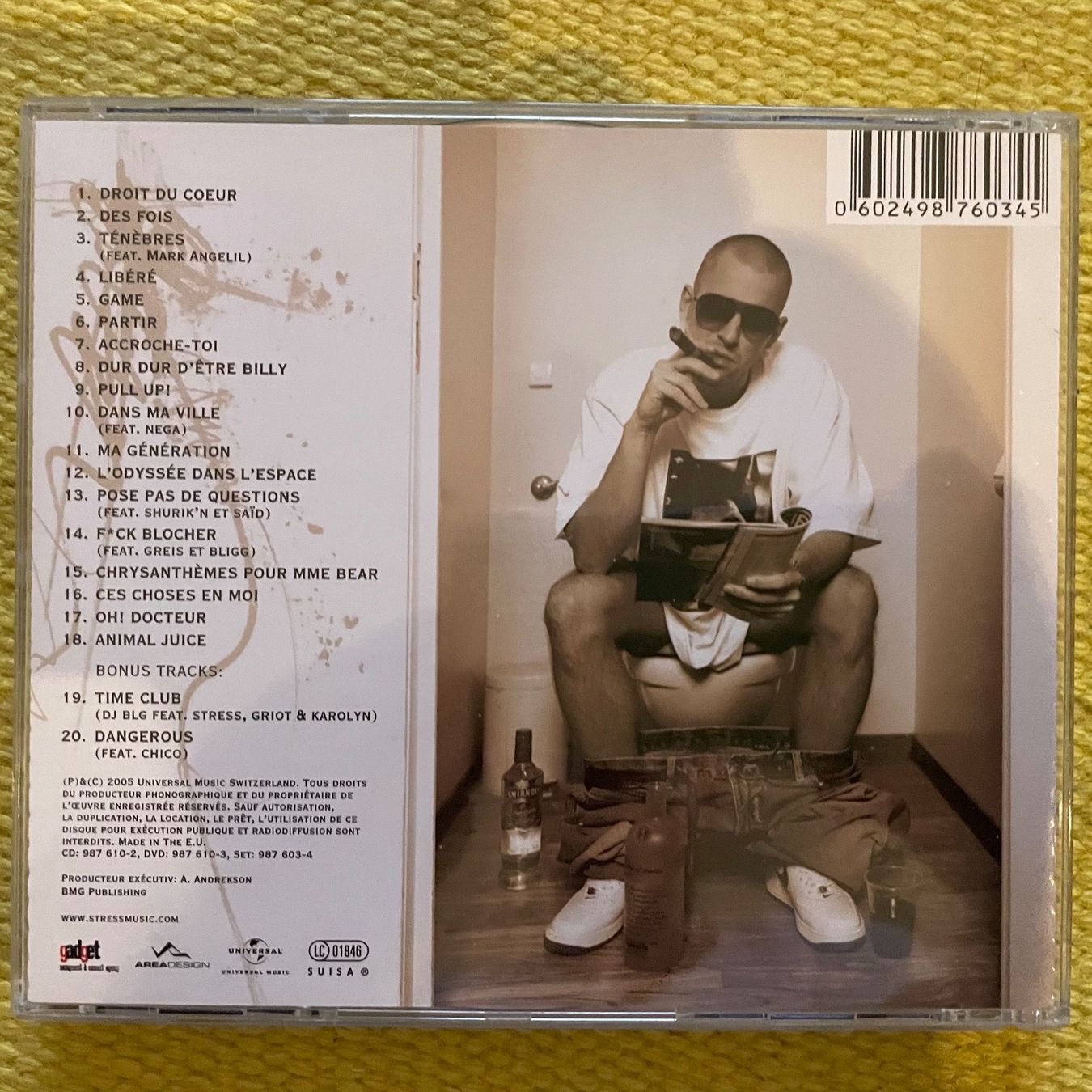 CD: STRESS-1CD+1DVD 25.07.03 GOLD EDITION – Usato da Rorschacherberg venduto da CD-Roli 1