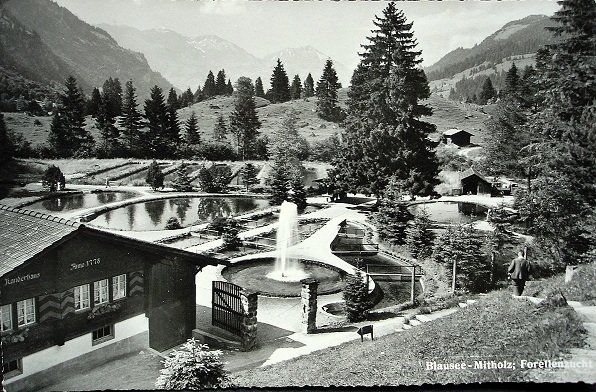 Cartoline postali: BLAUSEE MITHOLZ Forellenzucht – Nuovo (secondo la descrizione) da Jona venduto da philajona