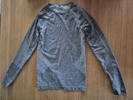Langarmshirt Funktionsshirt grau