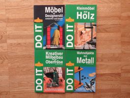 DO IT - Möbel und Wohnobjekte entwerfen und bauen - 4 Bücher