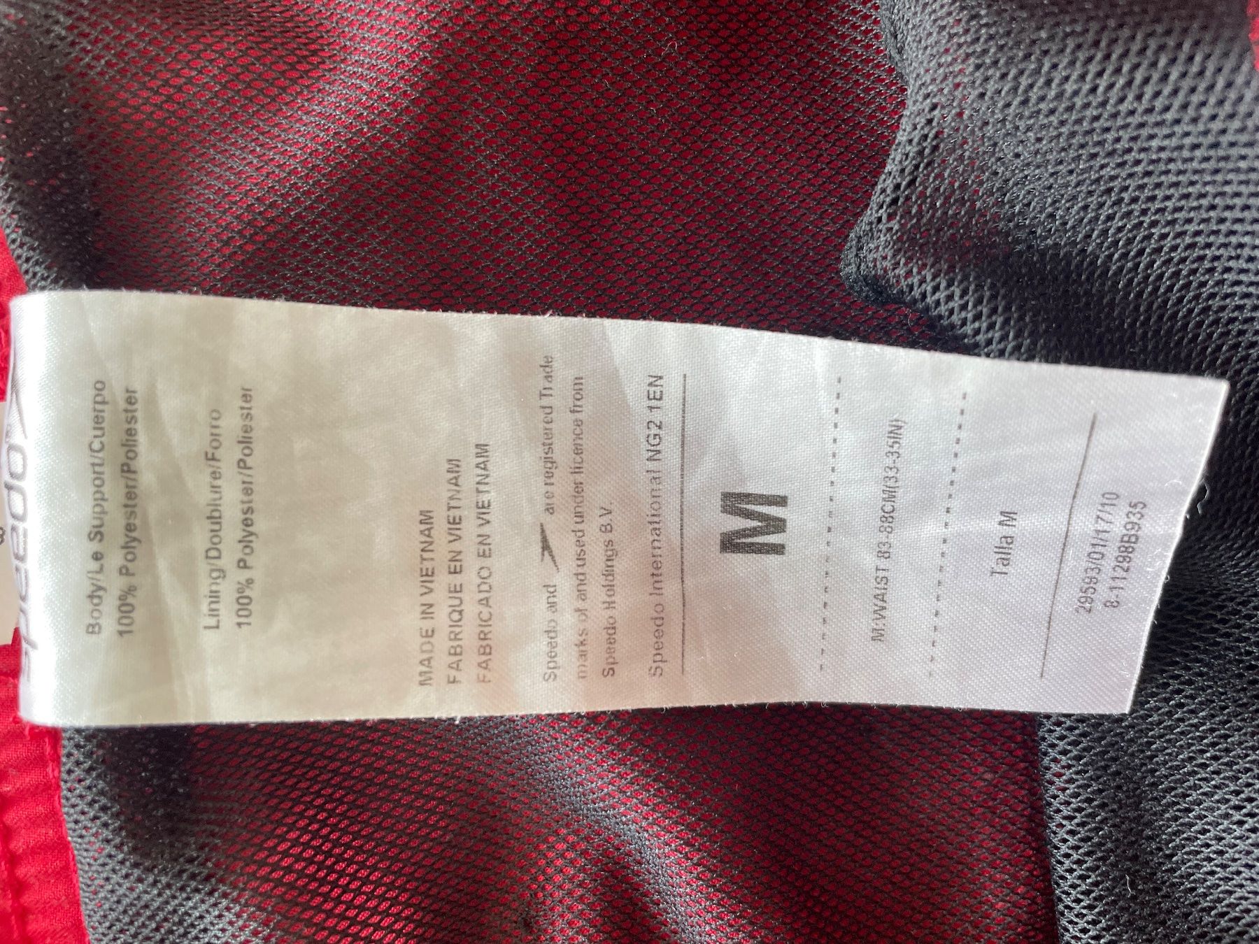 Speedo Costumi da bagno: Speedo Badehose Rot-Blau Grösse M – Usato da Zürich venduto da k42m 2