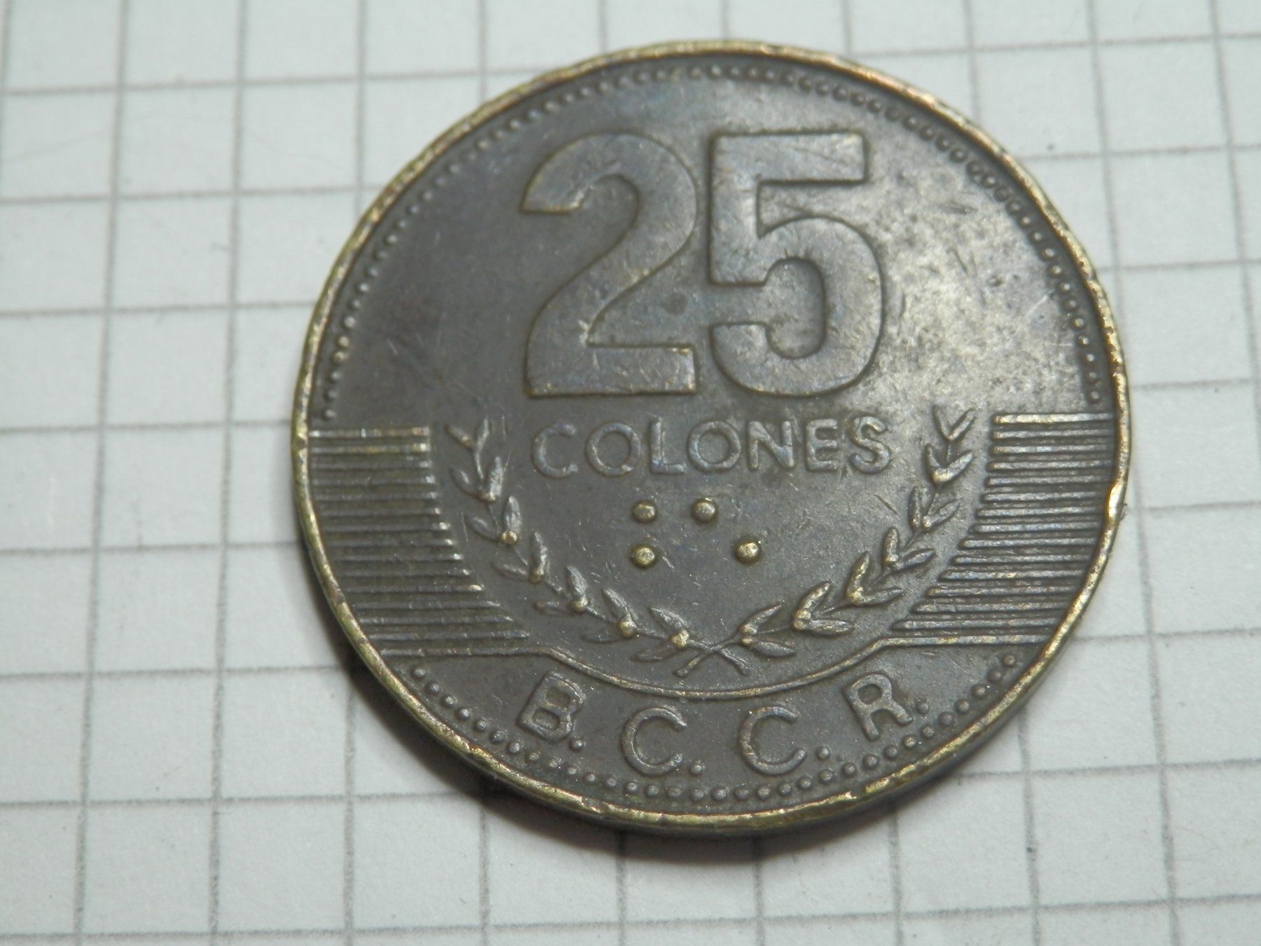 Tutti le monete: Costa Rica 25 Colones, 2005 – Usato da Weiach venduto da weiach81 1
