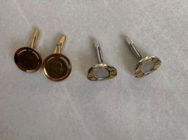 2x Manschetten Knopf/ Herrenhemd