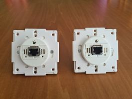 2 Prese RJ45 da incasso, perfette per la casa! Nuovo