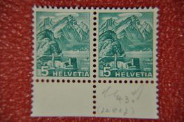 202z DP2 Doppelprägung 43. Marke postfrisch