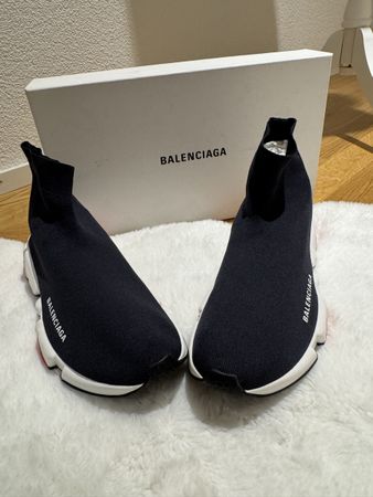 Balenciaga Speed Trainer neu, Schwarz/Rot, Grösse 41