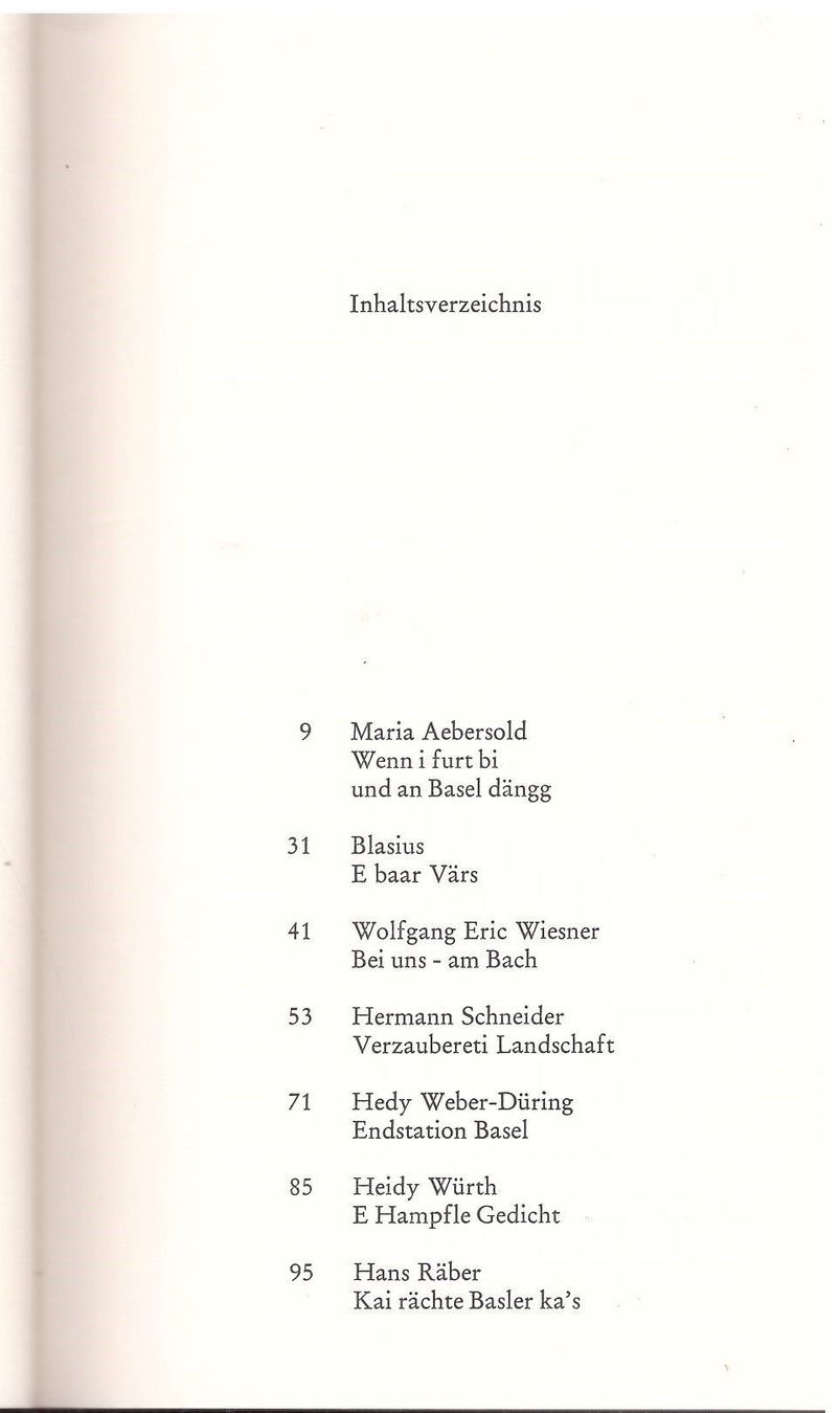 Libri: Basler Luft. Sibe Basler iber ihri Stadt – Usato da Nunningen venduto da mercury-for-books 2