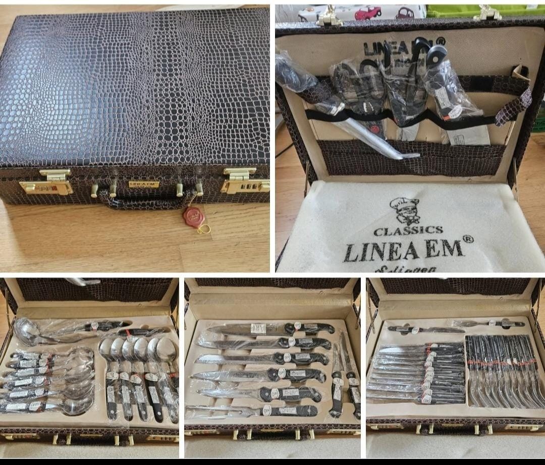 Set di posate: Besteckset und Küchenaccessoires  – Nuovo e nell'imballaggio originale da Cham venduto da CECILIA87