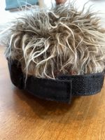 Cap mit Haare, mässig Pelzmütze gefüttert, wie neu!