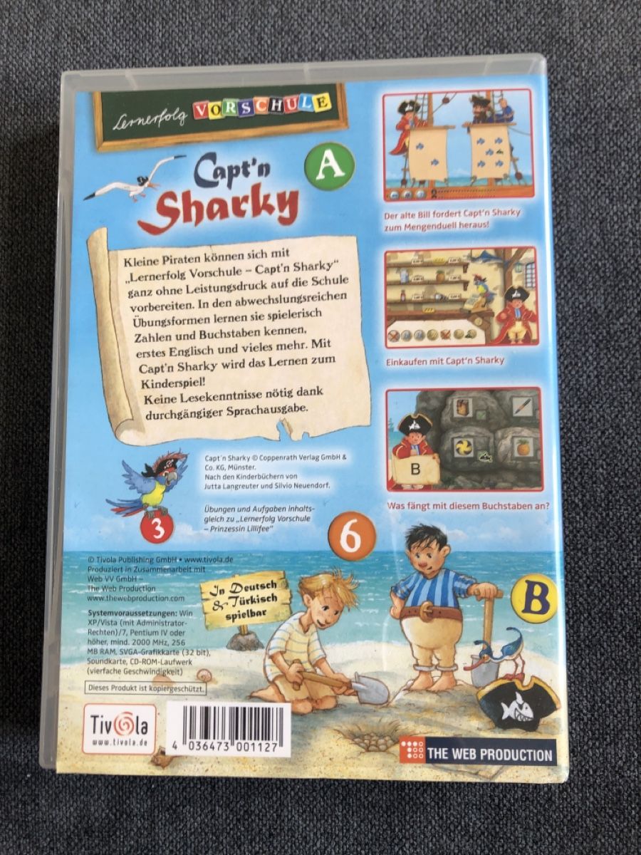 CD: Capt’n Sharky Lern-CD – Usato da Zürich venduto da Hoco0 1