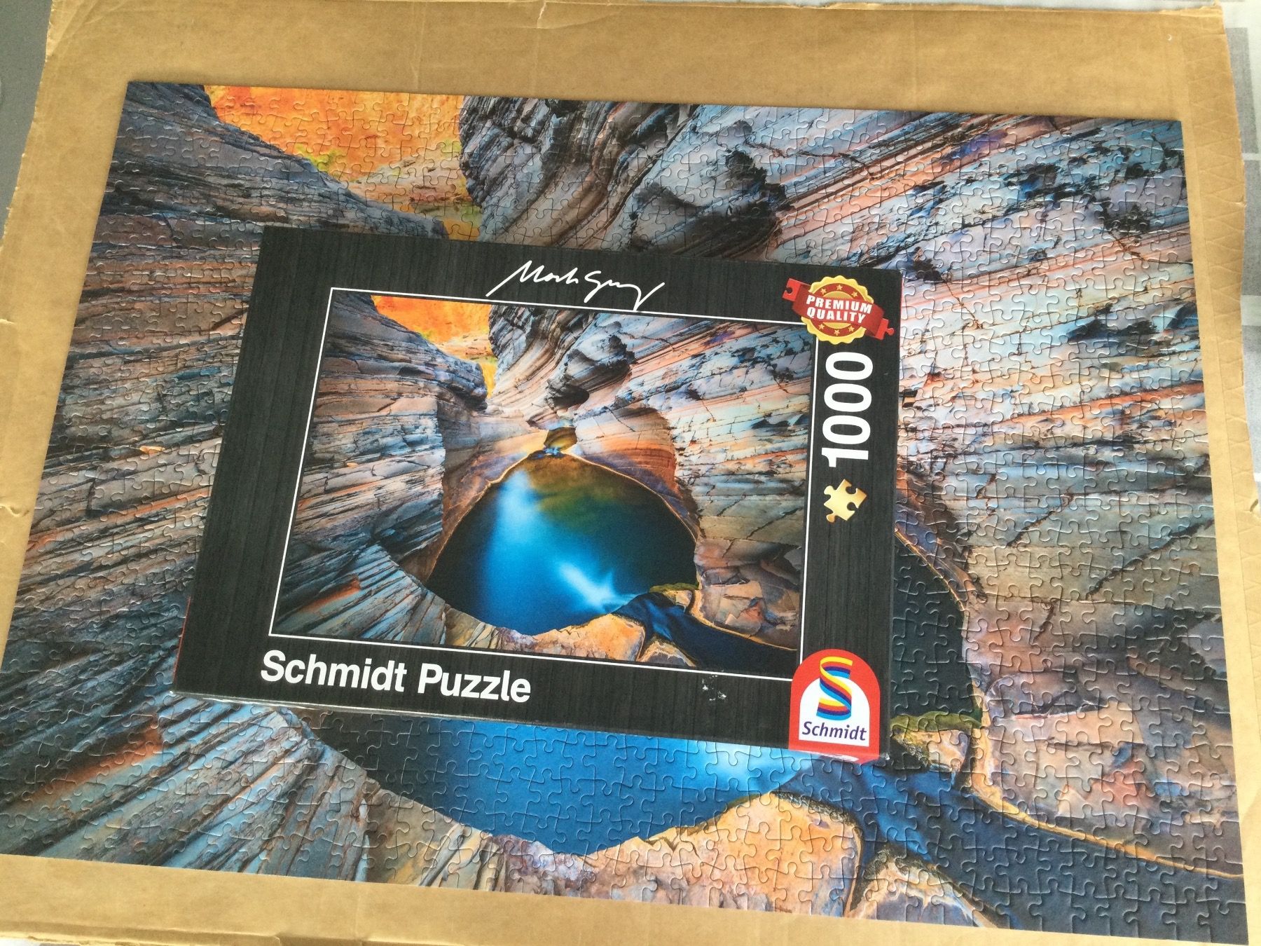 Puzzle: Schmidt Puzzle 1000 Teile Indigo – Usato da Steffisburg venduto da sunflower2302