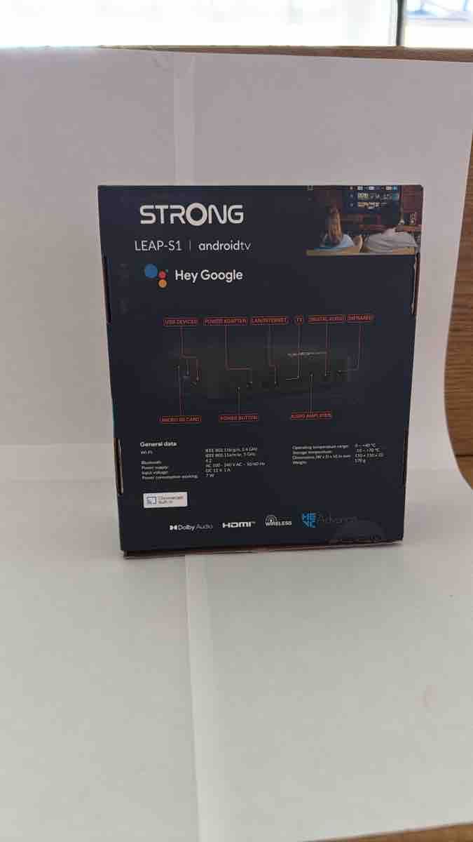 Audio- & Mediensysteme: Strong LEAP-S1 Android TV Box 4K UHD Multimediaplayer – Neu (gemäss Beschreibung) aus Basel von YMSP 1