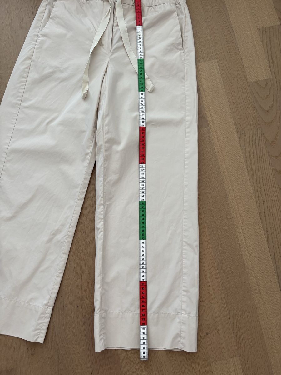 Max Mara Hosen: Max Mara Hose, Baumwolle, grau beige in 38 – Neu (gemäss Beschreibung) aus Luzern von Magda1914 4