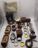 Rolleicord Franke & Heidecke Kamera mit viel Zubehoer