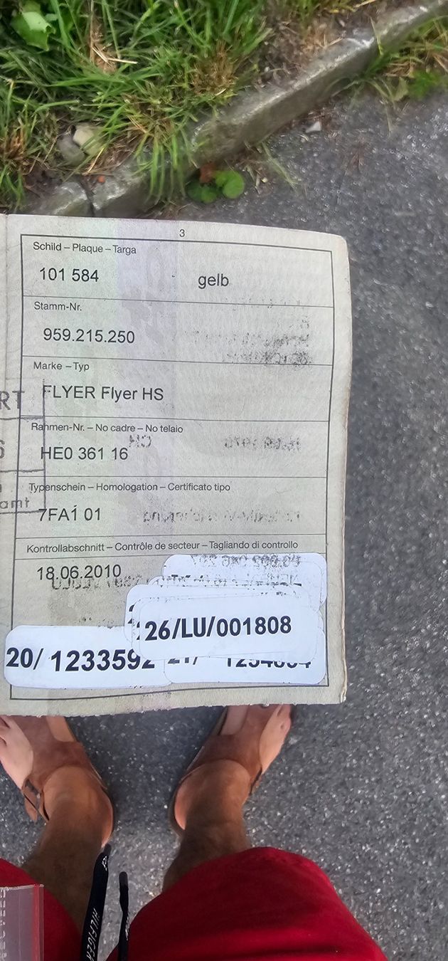 Flyer Biciclette: Ebike Flyer HS 45kmh Carbon rahmen – Usato da Emmenbrücke venduto da Haz_wd2d 5