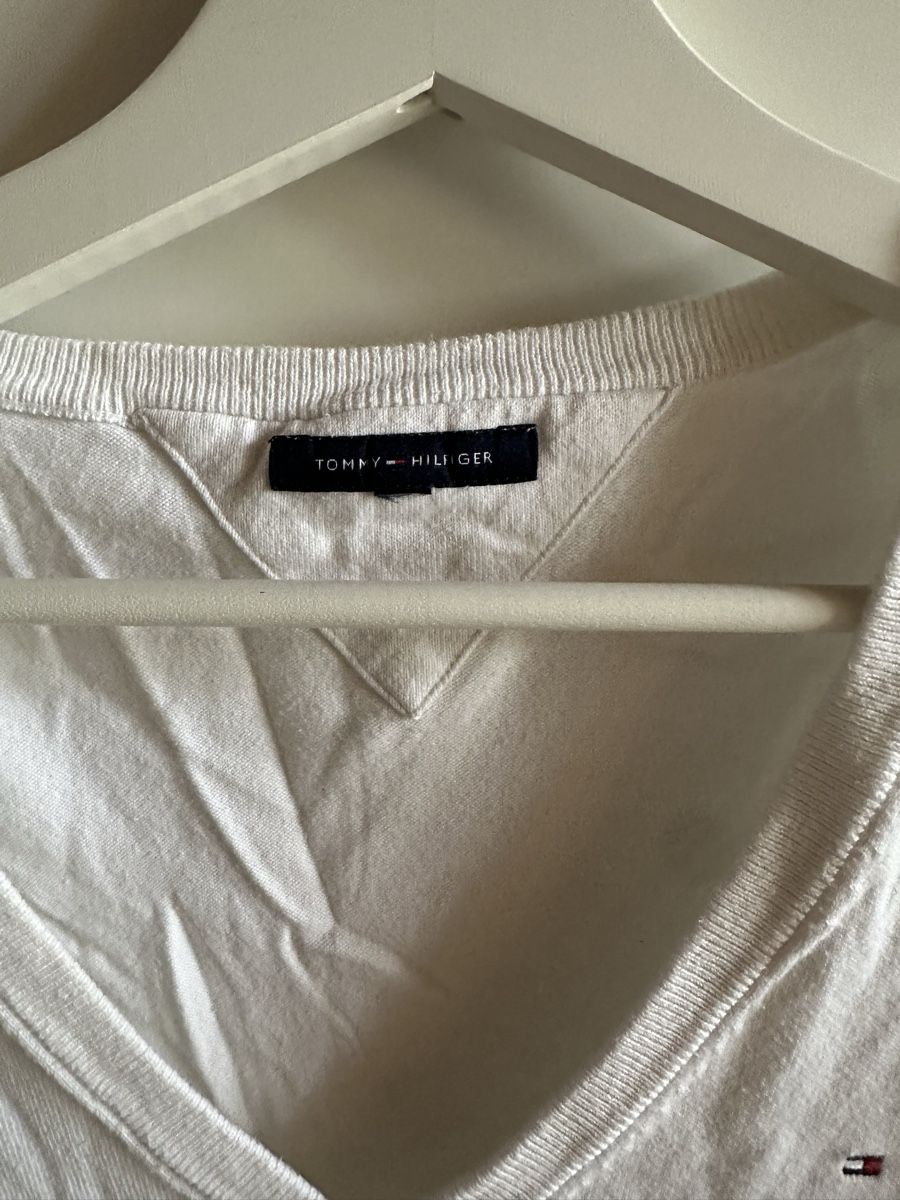 Tommy Hilfiger Maglioni & Felpe: Pullover Gr. L weiss, Tommy Hilfiger – Usato da Münsingen venduto da Secondhand89 1