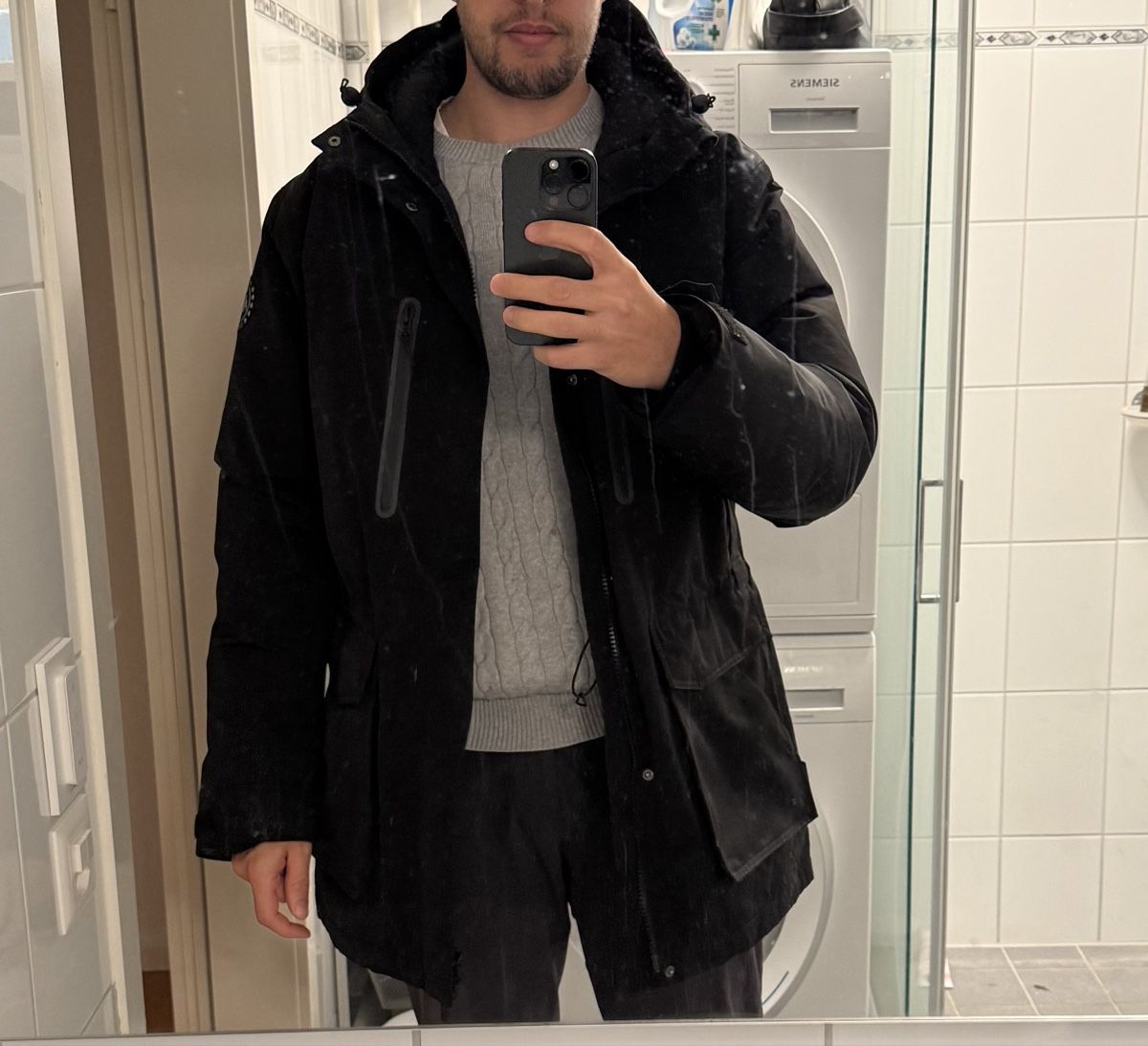 46 Nord Giacche: Herren Winter Parka Schwarz L – Nuovo (secondo la descrizione) da Zollikon venduto da appleleaks 1
