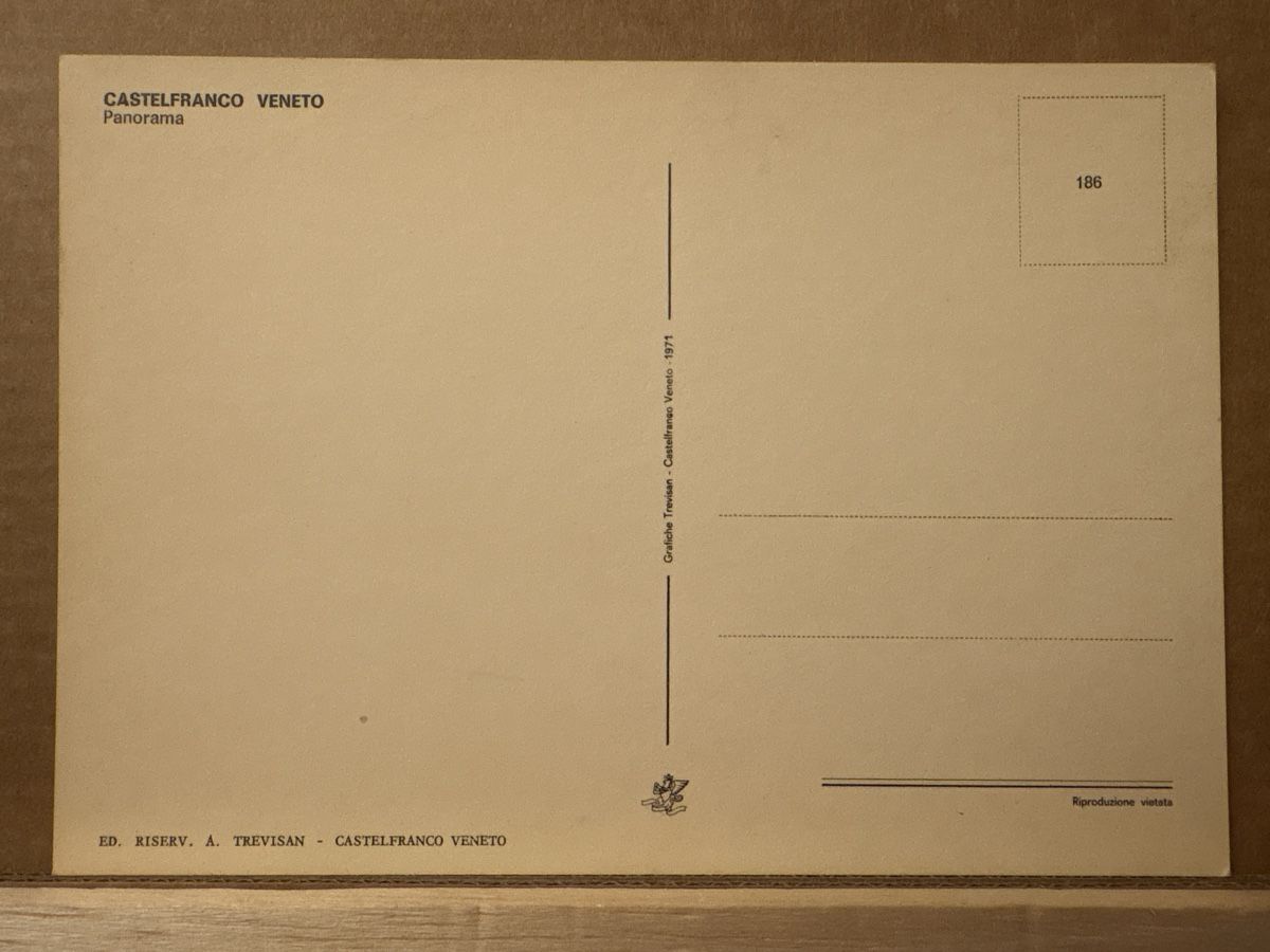 Cartoline postali: AK von Castelfranco Veneto – Usato da Rümlang venduto da Kartenpost1 1
